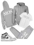 M.O.S.-men’s gray sweats with tee