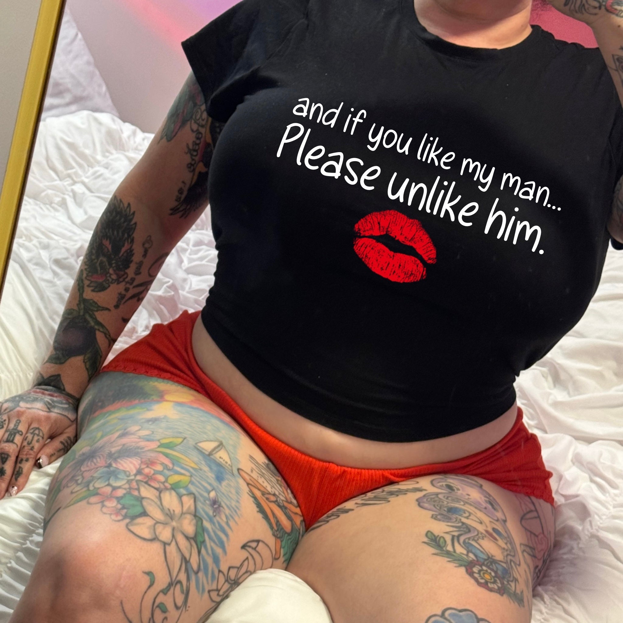 Unlike Him Crop Top
