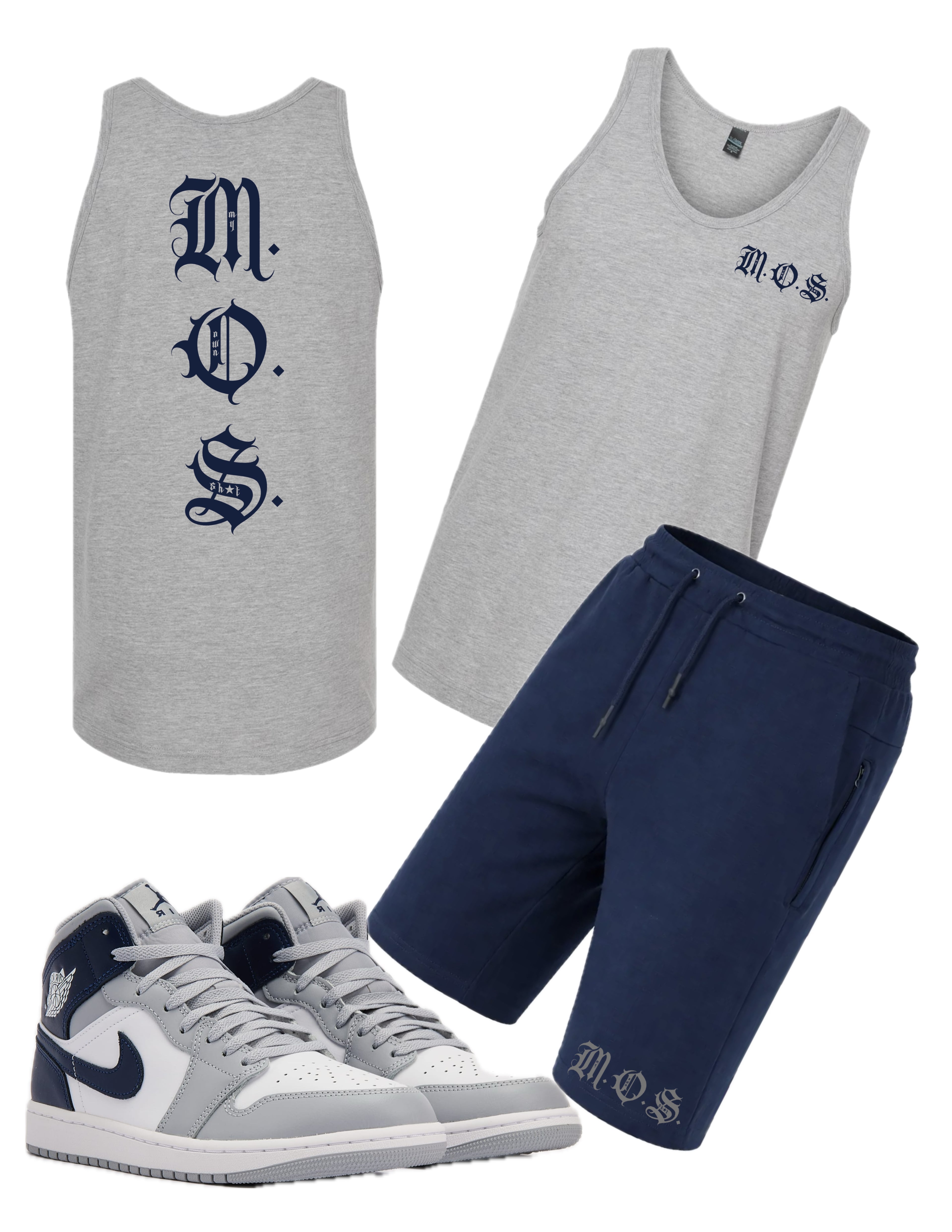 M.O.S.- navy men’s short set