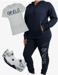 M.O.S.-ladies navy sweatsuit with tee
